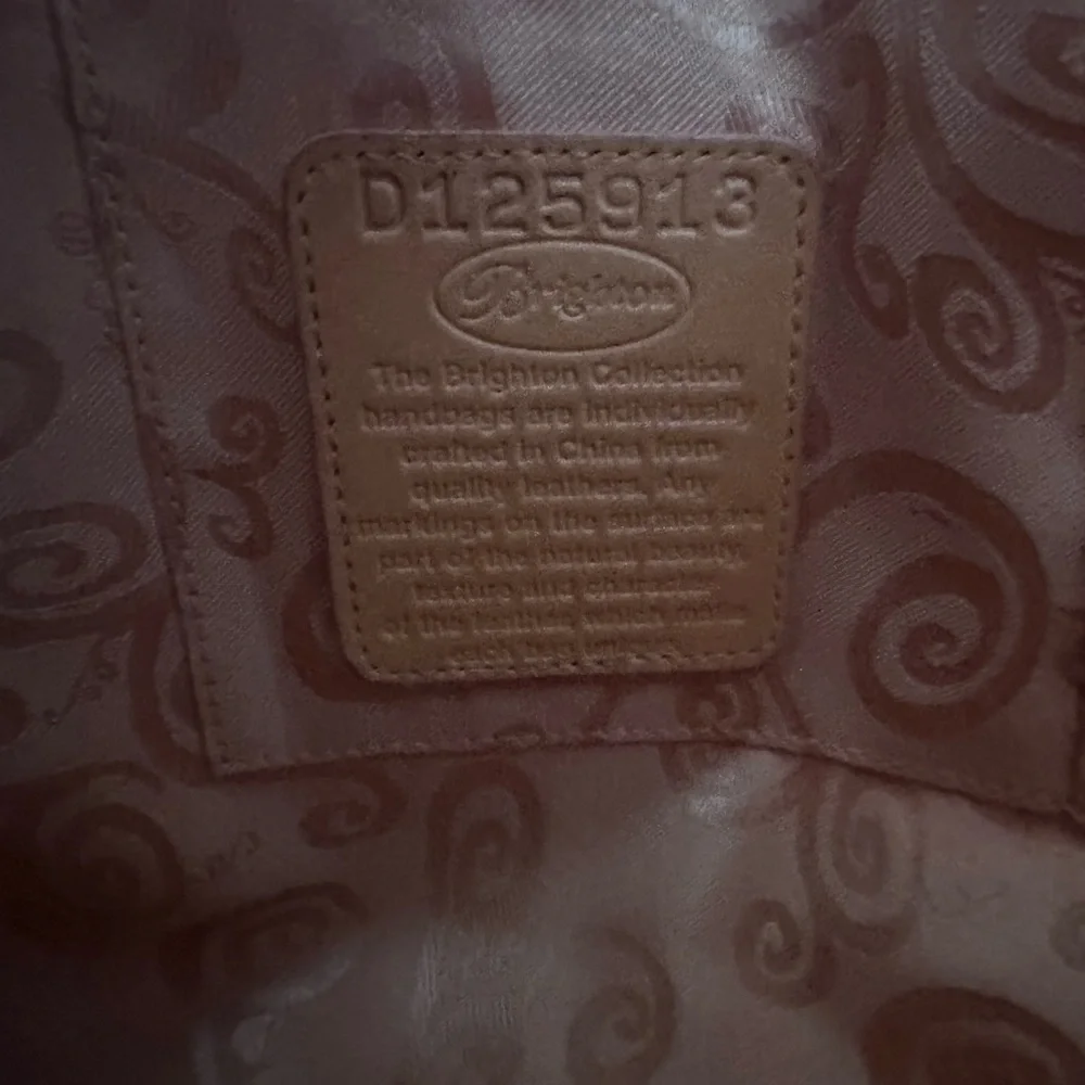 Brighton Glossy Croc-Embossed Shoulder Bag